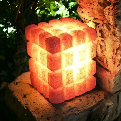 Rock Salt Led Lamps | Design 9 | اباجورة الملح الصخري 