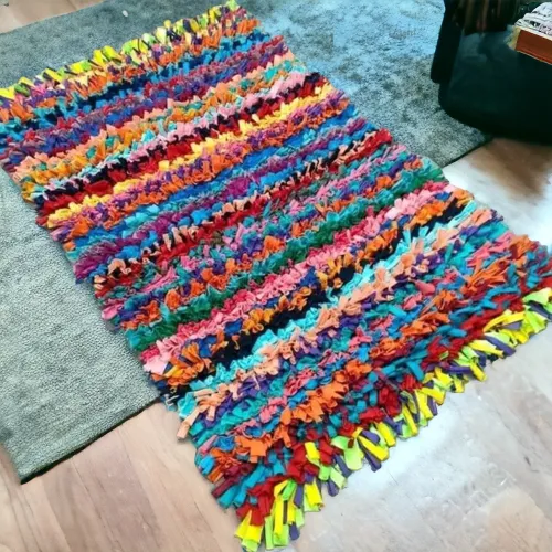 Bar-Teta Kilim 70 cm X 100 cm | Multicolor | كليم البرتيتة المصري