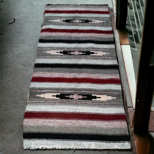 Genuine Oriental Wool Kilim 70 cm X 140 cm | Design 38 | السجاد الصوف المصري