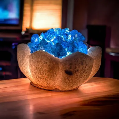 Rock Salt Led Lamps | Design 19 | اباجورة الملح الصخري 