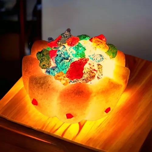 Rock Salt Led Lamps | Design 16 | اباجورة الملح الصخري 